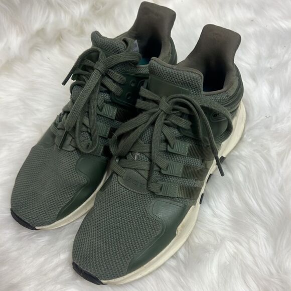 EQT Support ADV Olive Green Tennis Shoes Size 8 BIN 14 - Picture 3 of 10